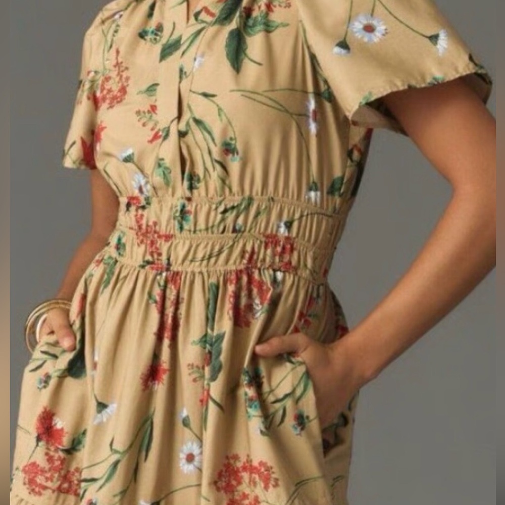 Anthropologie - NWT - The Somerset Floral Print Maxi Dress - Picture 8 of 8